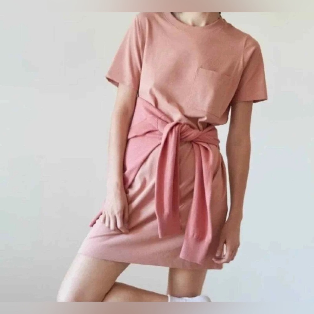 Everlane Weekend Single Pocket Crew Neck T-shirt Dress Size‎ XXS